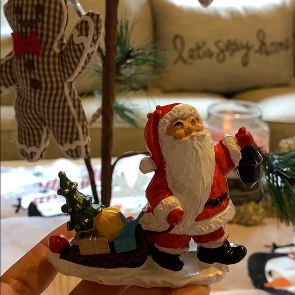 5 piece decor MYSTERY BOX 📦 Christmas Vtg decor ornaments - Picture 6 of 8